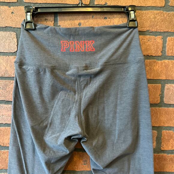 VS Pink University of Utah Utes Grey Collegiate Leggings Small Buttery Soft - Picture 4 of 13